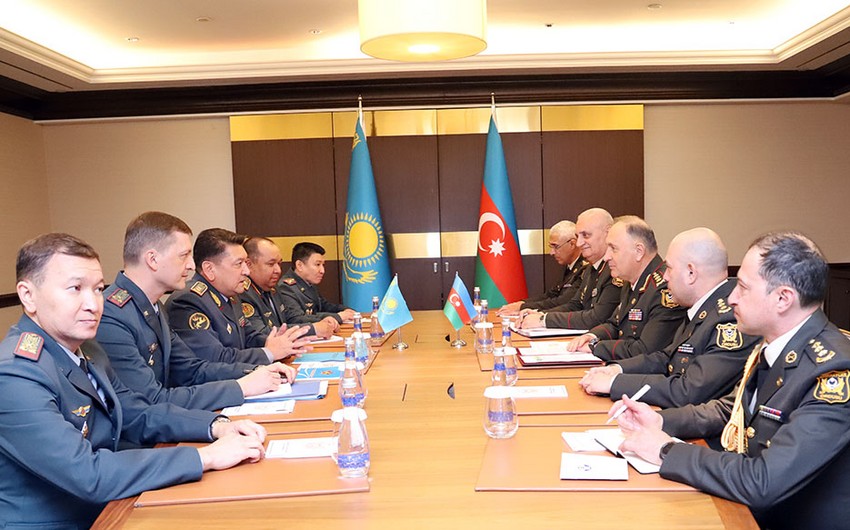 Kərim Vəliyev qazaxıstanlı həmkarı ilə görüşdü