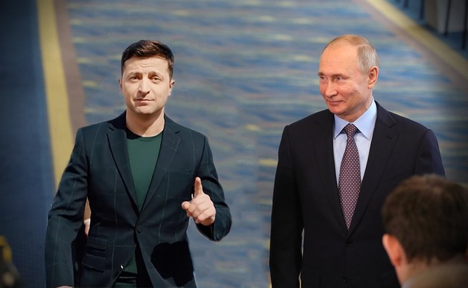 Putinlə Zelenskinin eyni tədbirə gedəcəyi TƏSDİQLƏNDİ