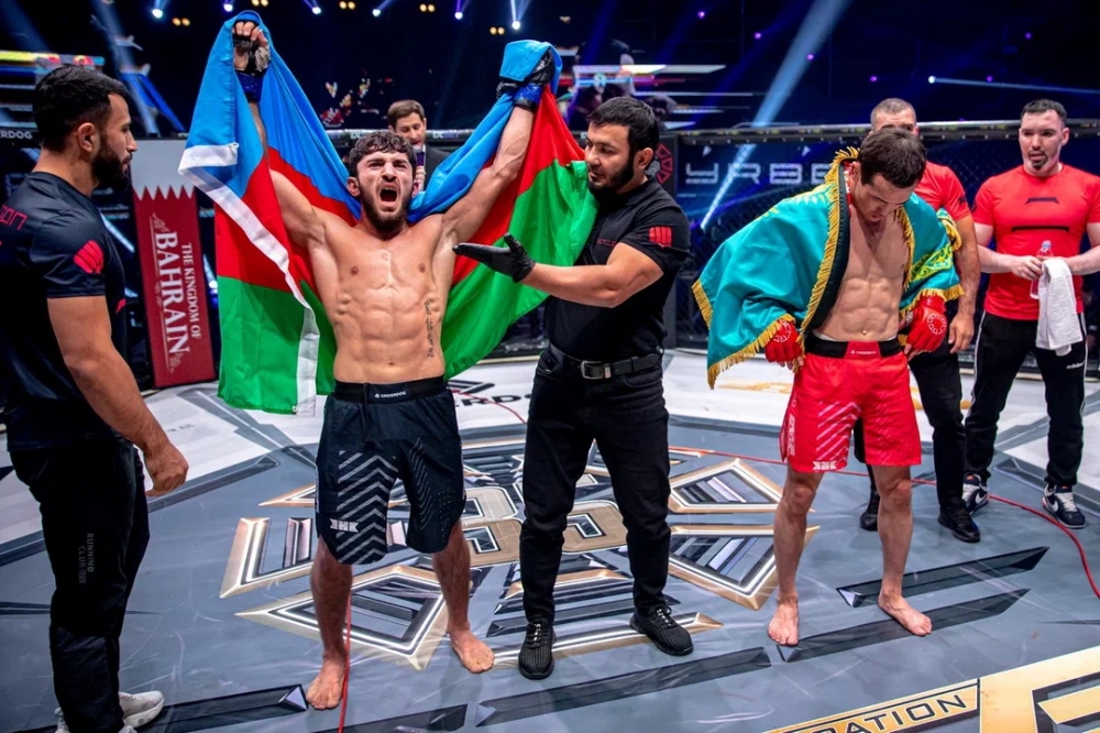 MMA döyüşçümüzün debütü uğurlu alındı - FOTO