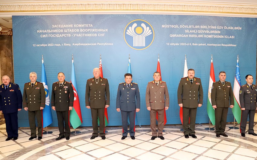 MDB ölkələrinin Baş Qərargah rəisləri Bakıda - YENİLƏNİB