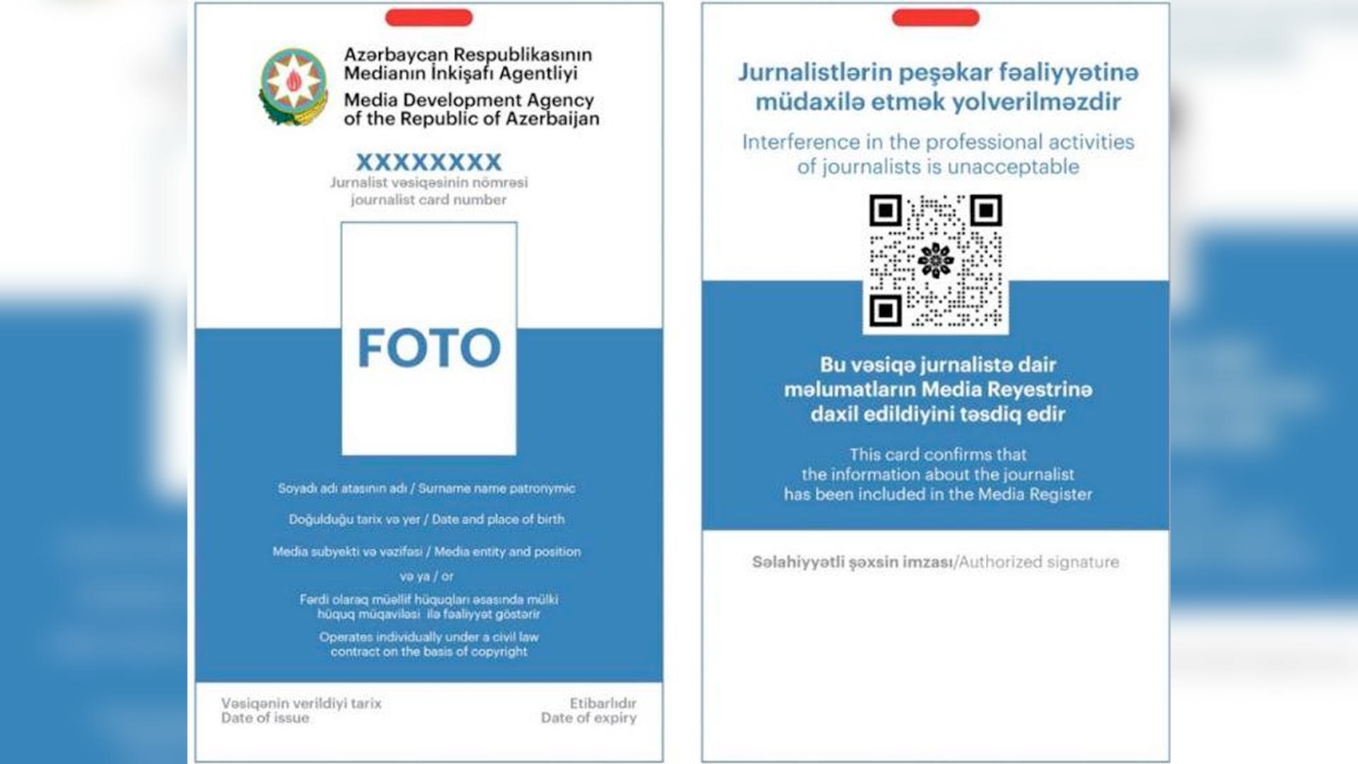 Jurnalist vəsiqəsi sahibinə üstünlük vermir - Əhməd İsmayılov