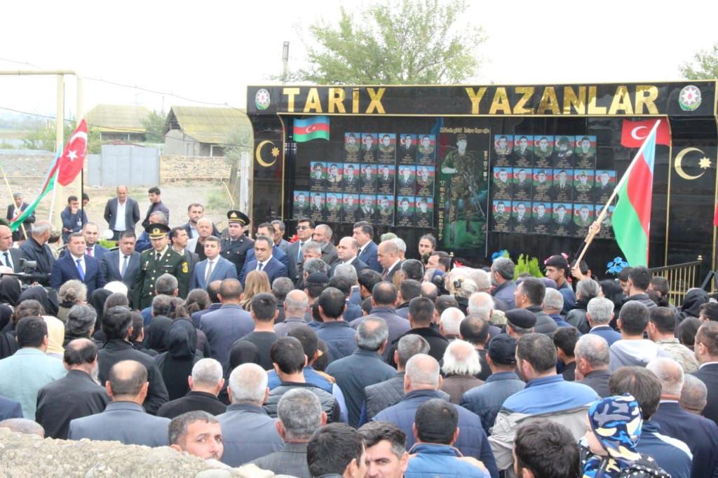 Goranboyda Şəhidlər Xatirə Kompleksinin açılışı olub