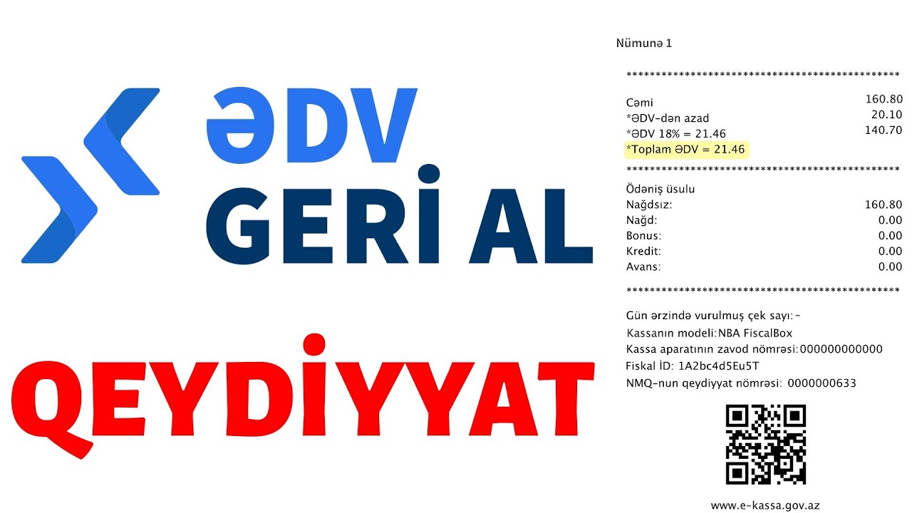 “ƏDV geri al”dan əhaliyə 320 milyon qaytarılıb
