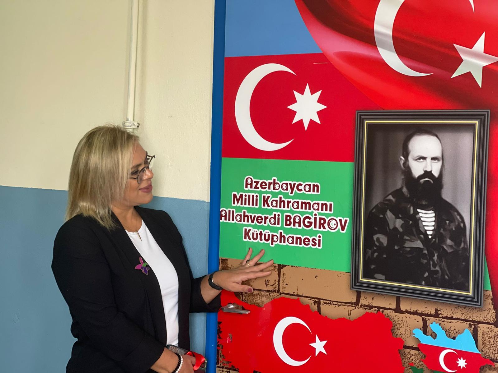 Türkiyədə Allahverdi Bağırovun adına kitabxana açıldı - FOTOLAR