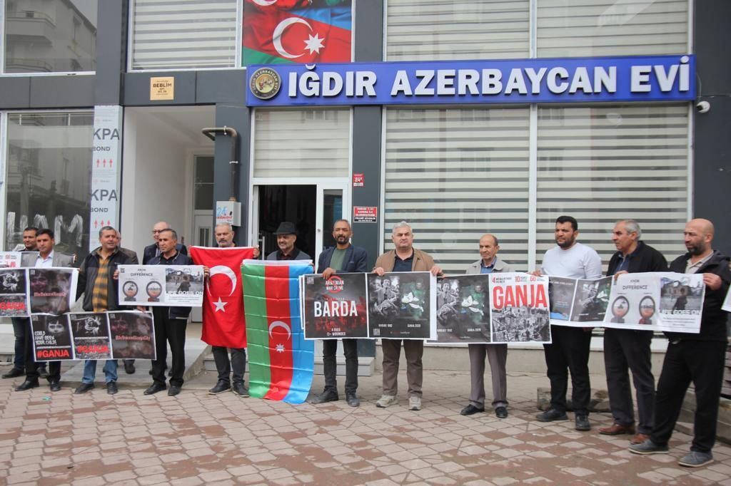 İğdırda erməni cinayətlərinin qurbanları yad edilib - FOTOLAR