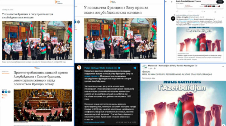 Azərbaycanlıların Fransaya etirazı Avropada gündəm oldu
