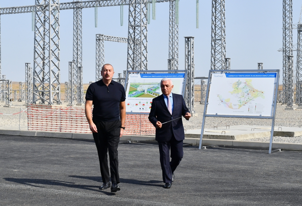 Prezident “Cəbrayıl” yarımstansiyasında görülən işlərlə tanış oldu