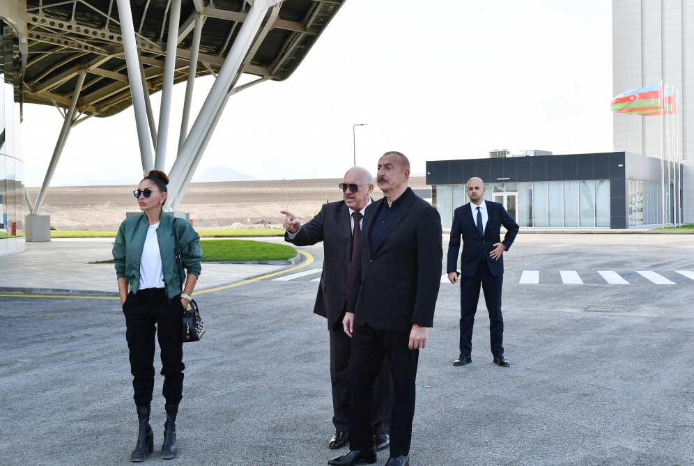İlham Əliyev birinci xanımla Zəngilanda - FOTO
