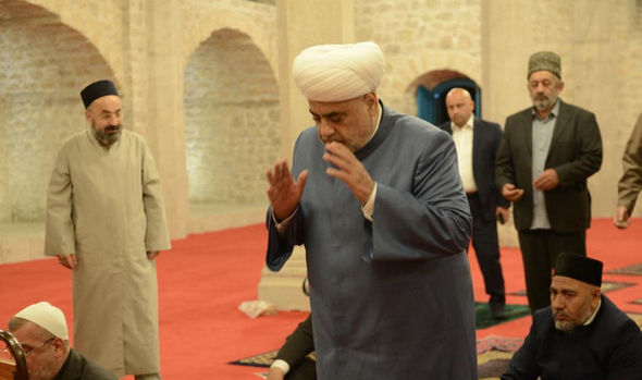 Dini liderlər Şuşada namaz qıldılar