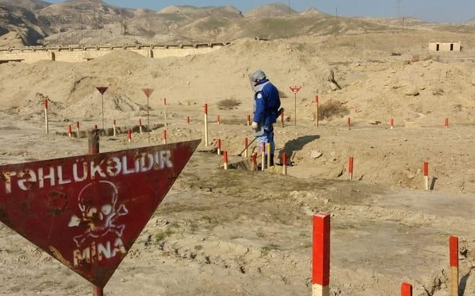 Mina partlayışı ilə bağlı araşdırma APARILIR