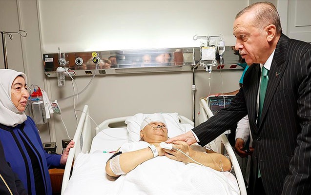 Ərdoğan Binəli Yıldırım və Şamil Ayrıma baş çəkdi - FOTO