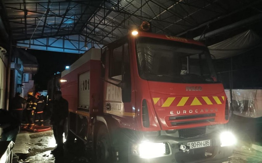 FHN bazardakı yanğınla bağlı məlumat YAYDI