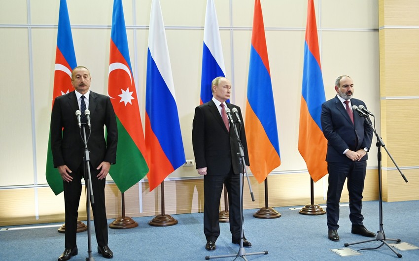 Putin, Əliyev və Paşinyanın görüşü keçiriləcək