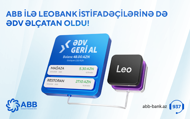 ABB bu xidməti LeoBank istifadəçiləri üçün də əlçatan etdi