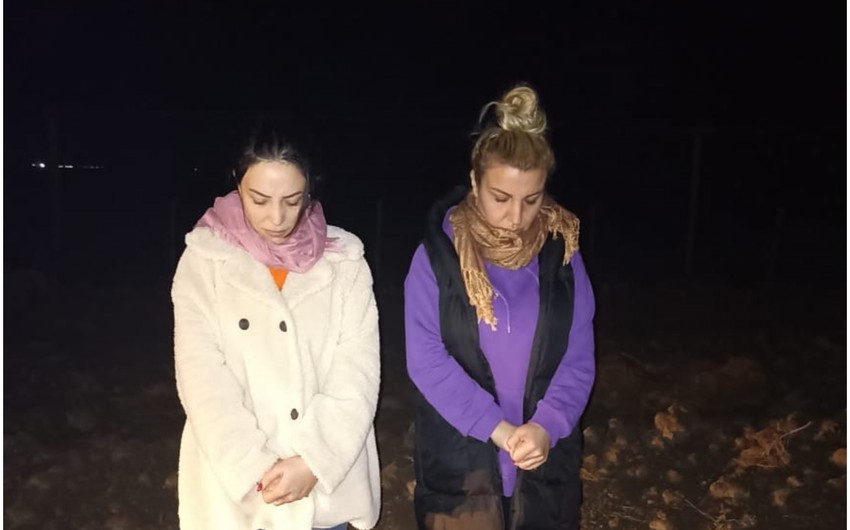 İrana keçmək istəyən 2 qadın SAXLANILDI