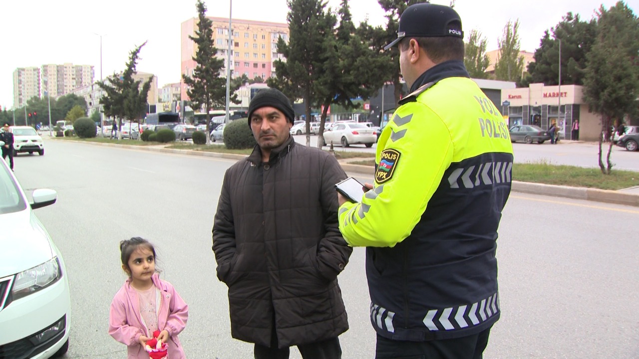 Piyadalar və onlara yol verməyən sürücülər cərimələndi