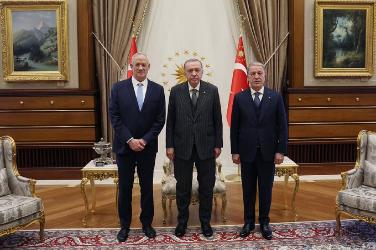 Ərdoğan İsrailin müdafiə nazirini qəbul edib - YENİLƏNİB