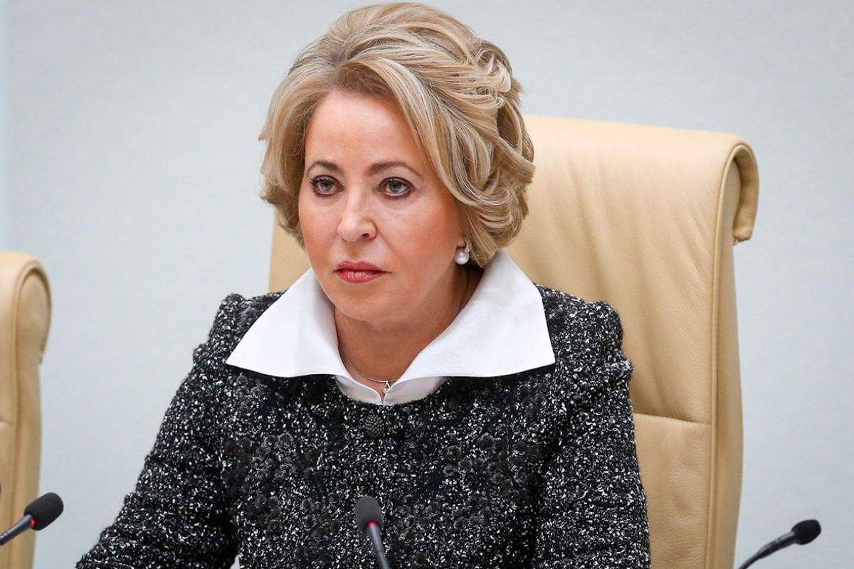 Matviyenko sülh sazişindən danışdı: “Rusiya yardım edəcək”