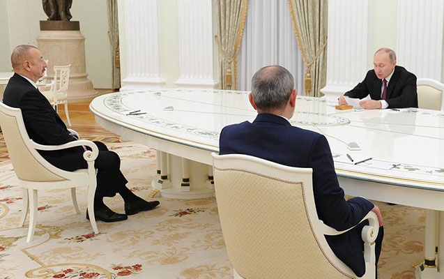 Putin Əliyev və Paşinyanla ayrıca görüşəcək
