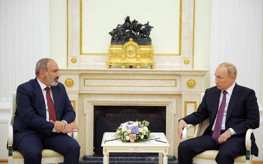 Putin-Paşinyan görüşü 1 saatdan çox davam edib