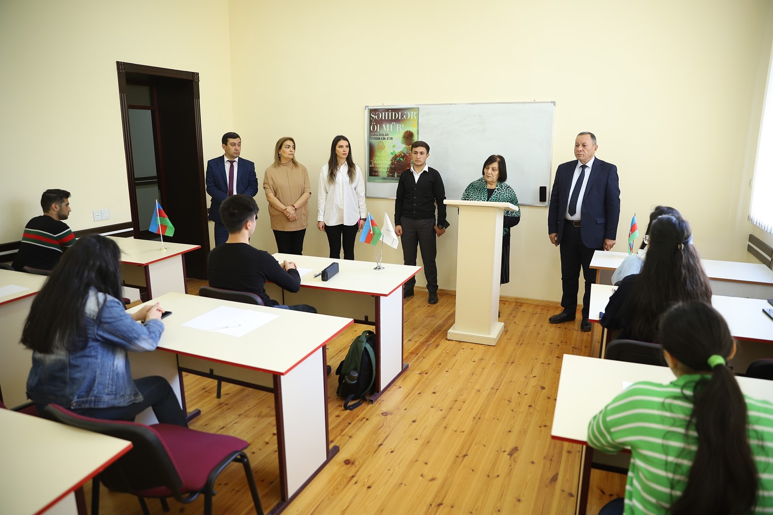 Gəncə Dövlət Universitetində müsabiqə keçirilib - FOTOLAR