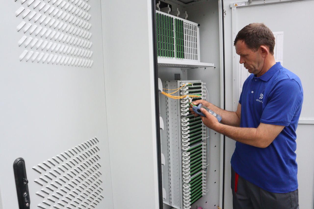 650 minə yaxın ev fiber-optik internetlə təmin olunub