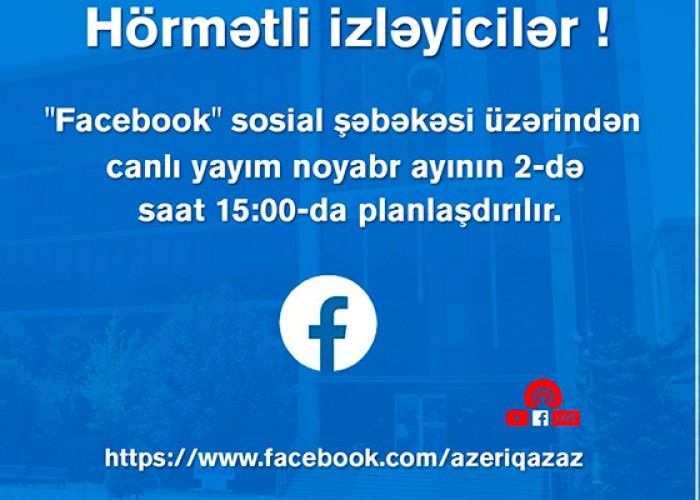 “Azəriqaz” rəhbərliyi canlı yayım edəcək