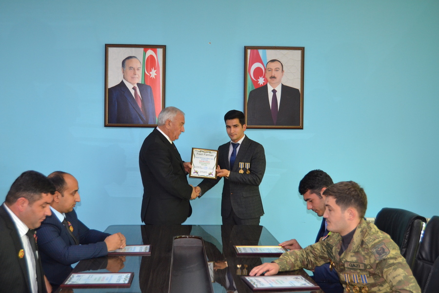 Füzulidə şəhid ailələrinin üzvləri və qazilərlə görüş keçirilib