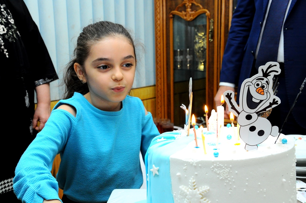 Şəhid qızının ad günü qeyd olunub