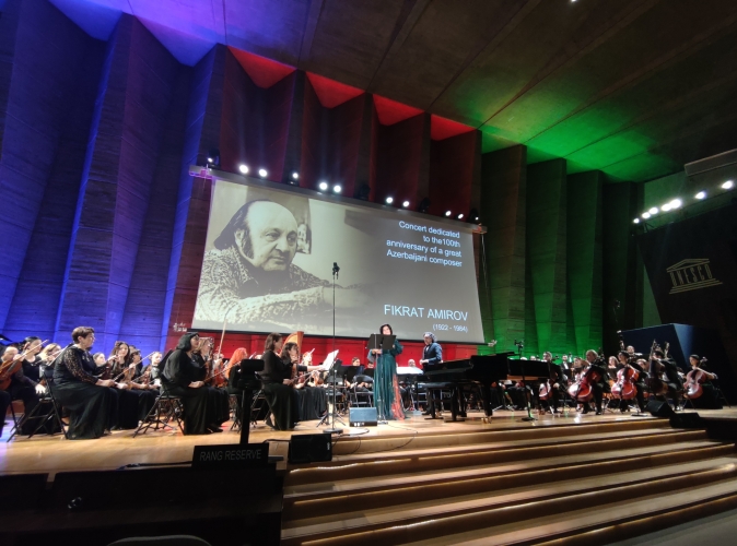 UNESCO-da Fikrət Əmirovun 100 illiyi qeyd edilib
