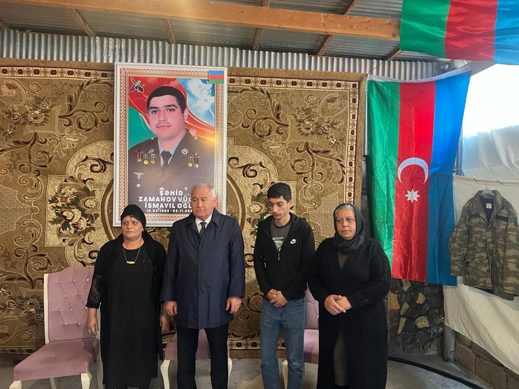 Füzulidə şəhid ailələri ziyarət olunub - FOTO
