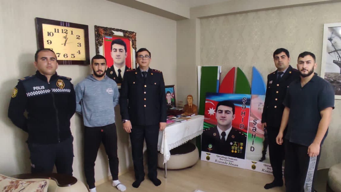 Zəngilan polisi şəhid ailələrinə baş çəkdi