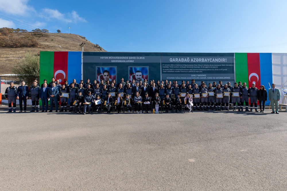 “Çovdar” mədənində Zəfər Günü - FOTOLAR