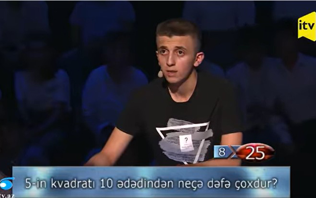 İsmayıllı məktəblisi savadı ilə gündəm oldu - VİDEO