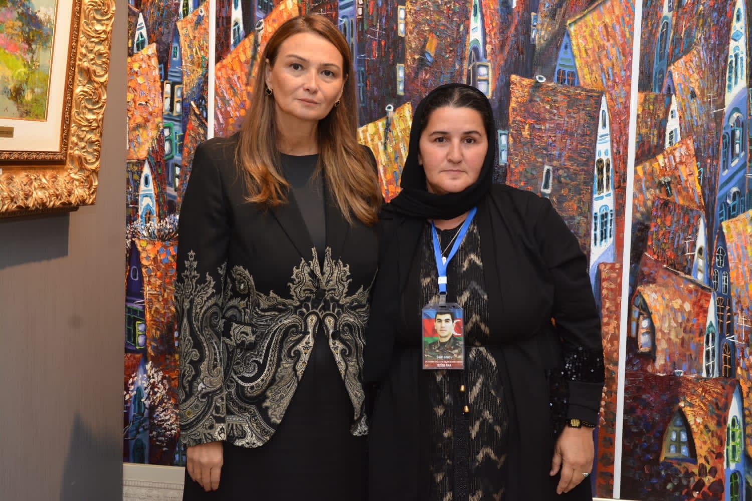 Qənirə Paşayeva şəhid ailələri ilə görüşüb - FOTO
