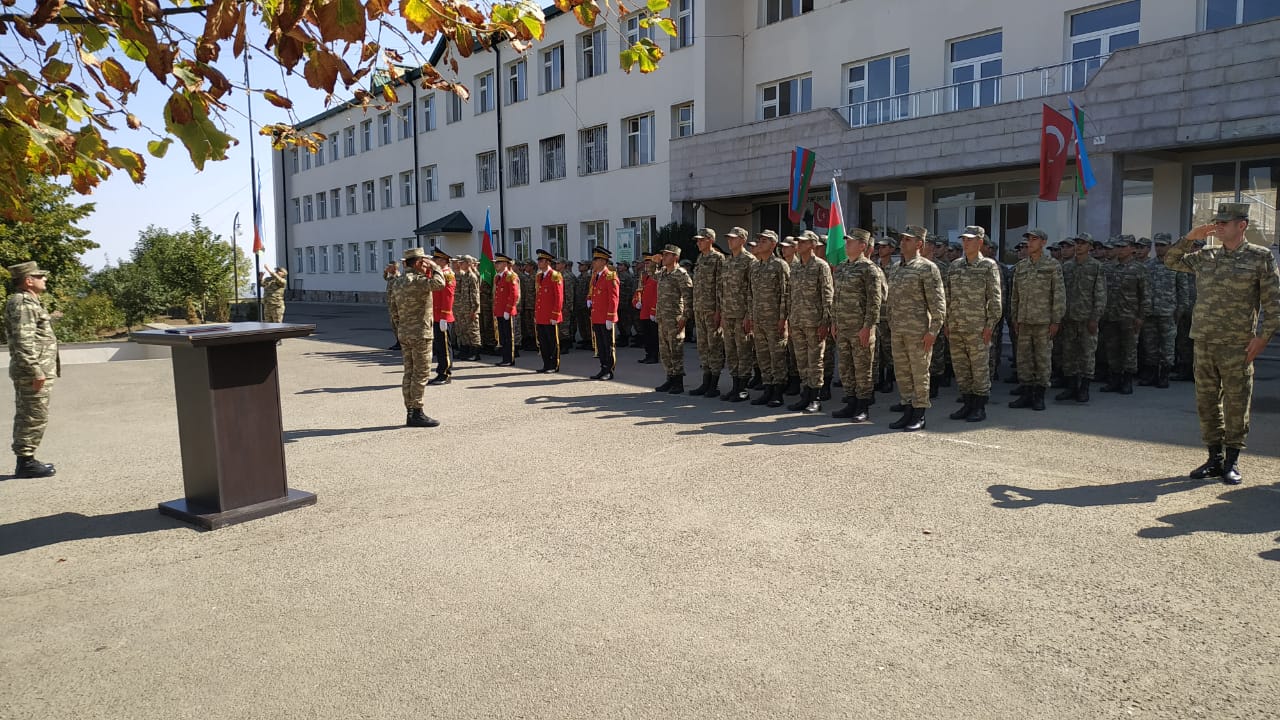 Şuşada hərbçilərin yürüşü keçirilib