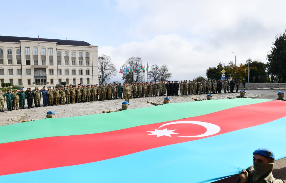 Rus sülhməramlılar Qarabağda müvəqqəti yerləşib - İlham Əliyev