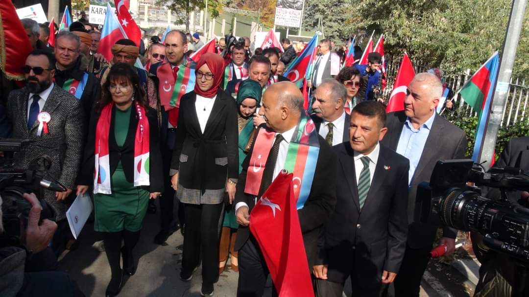 Ankarada Fransaya qarşı etiraz AKSİYASI