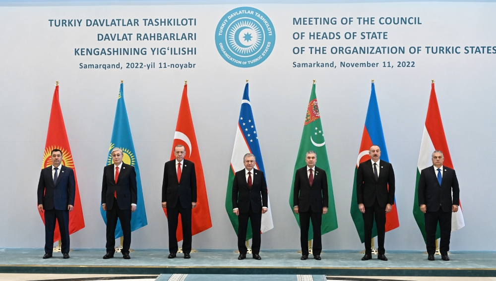 Səmərqənddə liderlərin şərəfinə rəsmi qəbul təşkil olunub