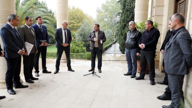 Yevlaxda sahibkarlarla sayca 50-ci görüş keçirilib - FOTOLAR