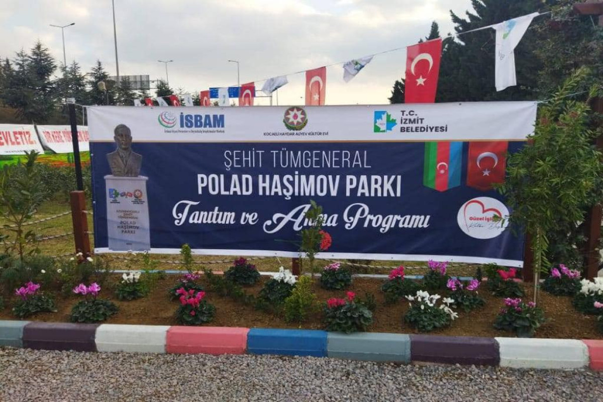 Türkiyədə Polad Həşimov adına park açıldı
