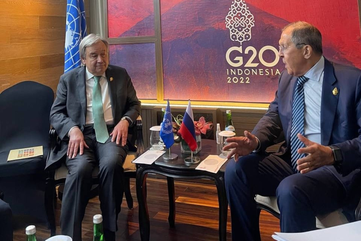 Lavrov BMT rəhbəri ilə danışıqlar apardı