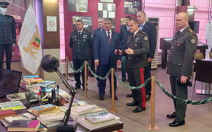 Azərbaycan və Gürcüstan arasında hərbi təhsil müzakirəsi - FOTOLAR
