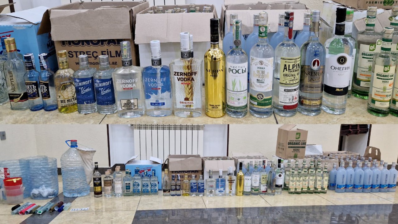 Evində sex düzəltdi - Saxta araq hazırladı