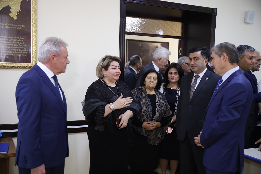 Universitetdə şəhidin adına auditoriya açılıb