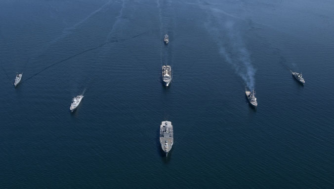 NATO gəmiləri Baltik dənizinə daxil oldu 