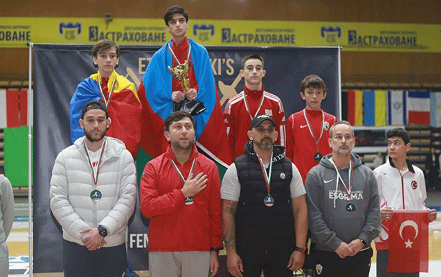 İdmançımız Bolqarıstanda qızıl medal qazandı