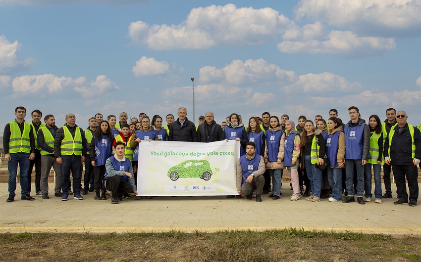 Elektromobil və hibrid avtomobillərlə yürüş keçirilib
