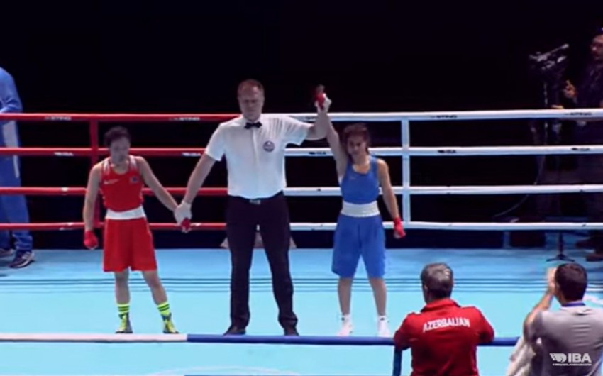 Qadın boksçumuz rəqibini rinqə çıxmağa peşman etdi