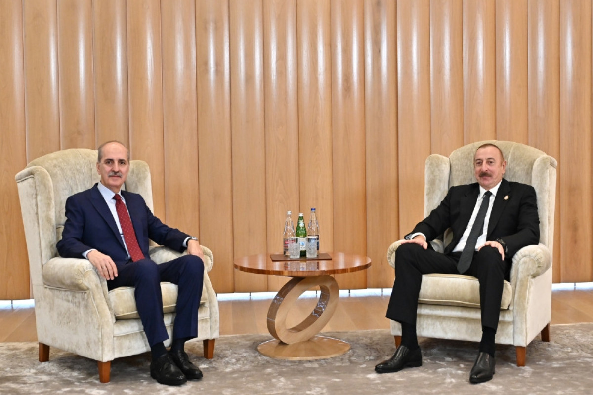 İlham Əliyev Ərdoğanın müavinini qəbul etdi - YENİLƏNİB